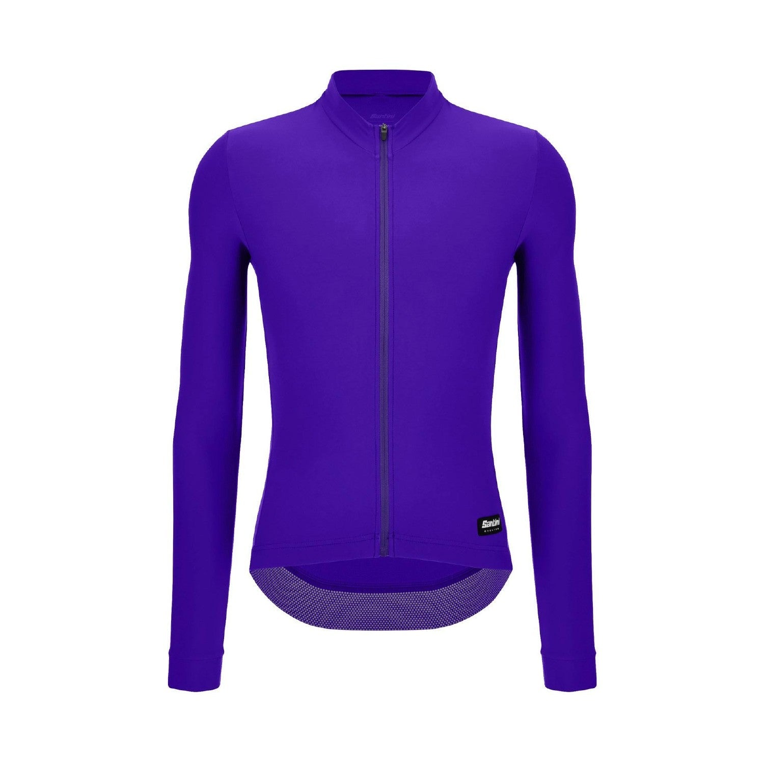 Santini SMS RTR Winter Fleece Unisex Long Sleeve Jersey - Purple