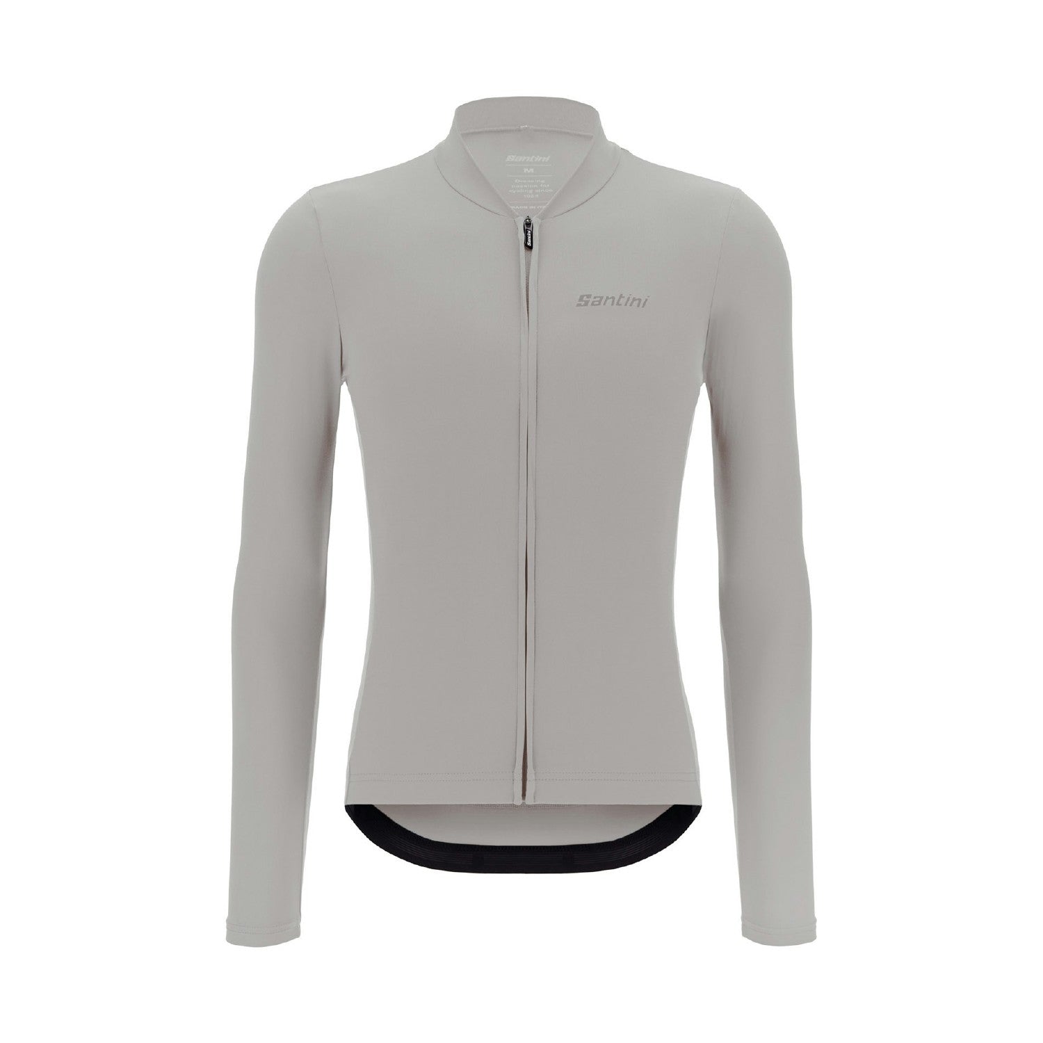 Santini Sensation Long Sleeve Summer Jersey - Silver