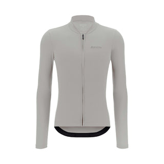 Santini Sensation Long Sleeve Summer Jersey - Silver