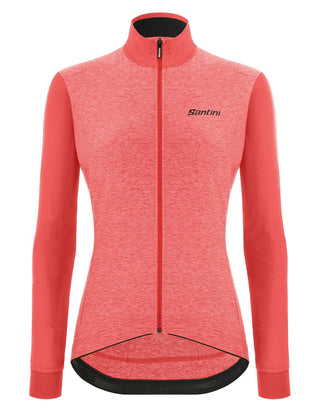 Santini Colore Puro Womens LS Jersey Granatina Pink