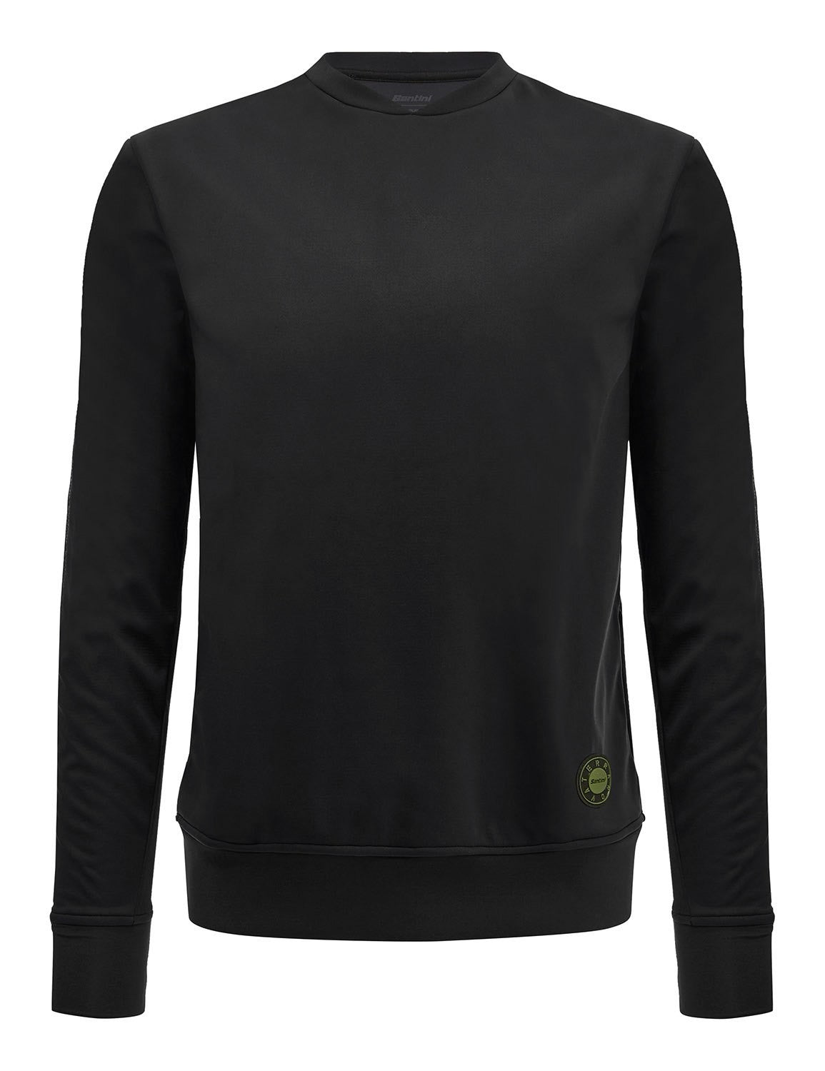 Santini Wind Block Gravel Sweatshirt - Black