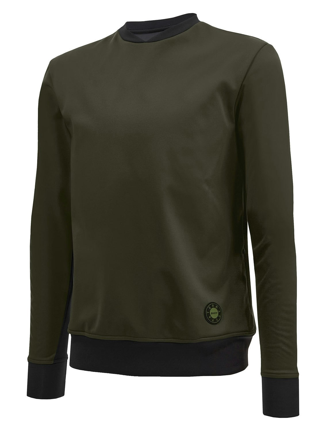 Santini Wind Block Gravel Sweatshirt - Military