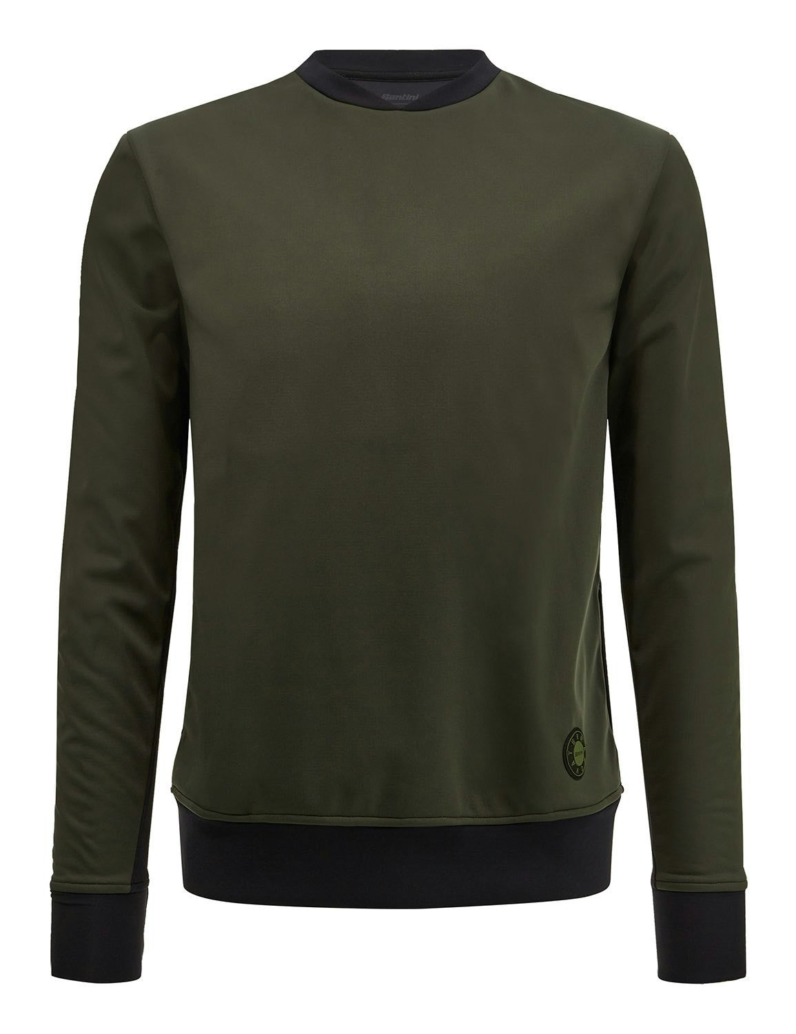 Santini Wind Block Gravel Sweatshirt - Military