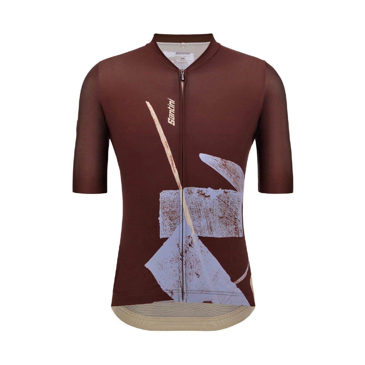 Santini SMS Note Men’s Short Sleeve Jersey - Chocolate