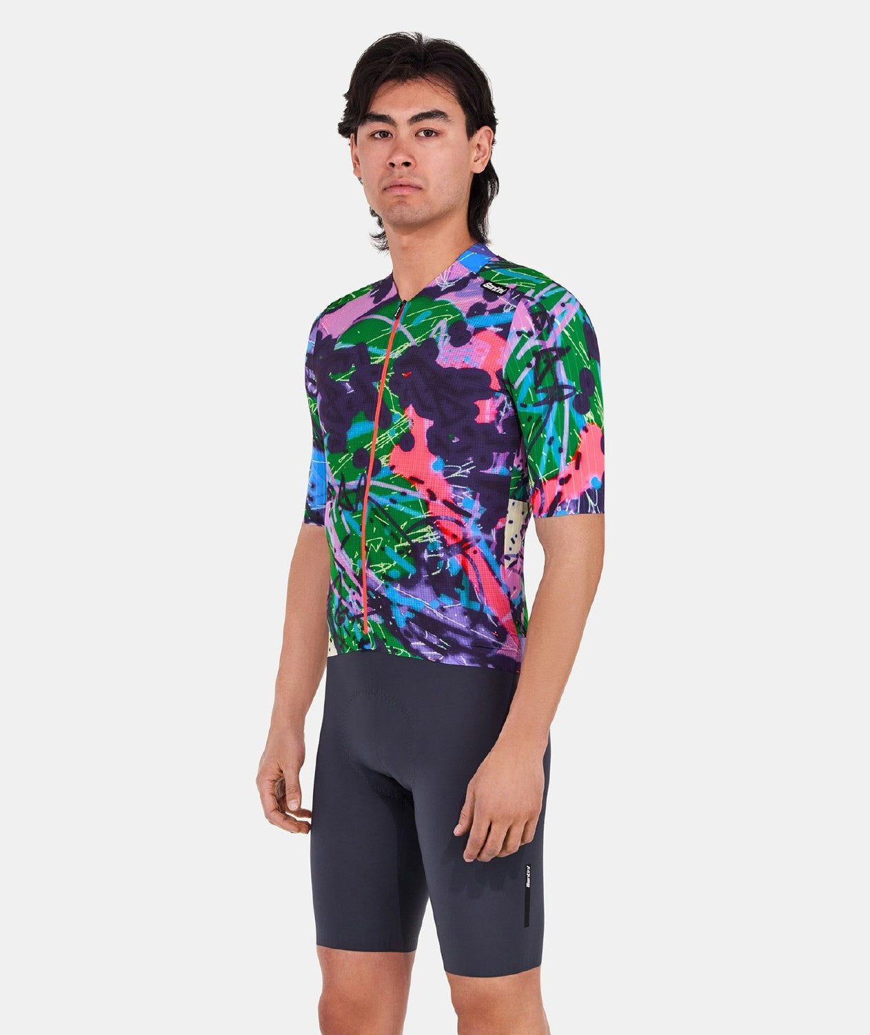 Santini Redux Load Men's Short Sleeve Jersey Pro Fit - Mixed Colours