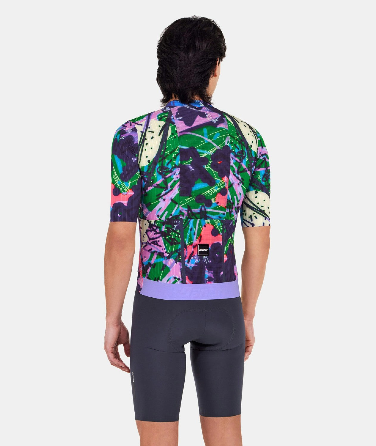 Santini Redux Load Men's Short Sleeve Jersey Pro Fit - Mixed Colours