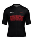 Santini SMS Paris Roubaix 2026 Short Sleeve Jersey - Black/Red