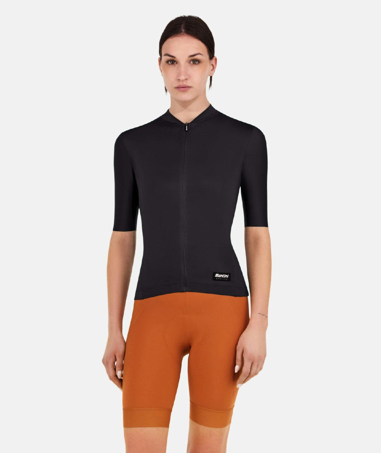 Santini SMS RTR Short Sleeve Unisex Jersey - Black