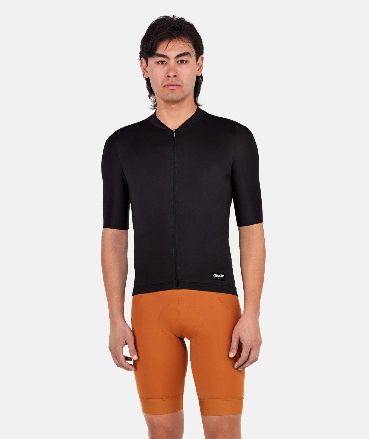 Santini SMS RTR Short Sleeve Unisex Jersey - Black