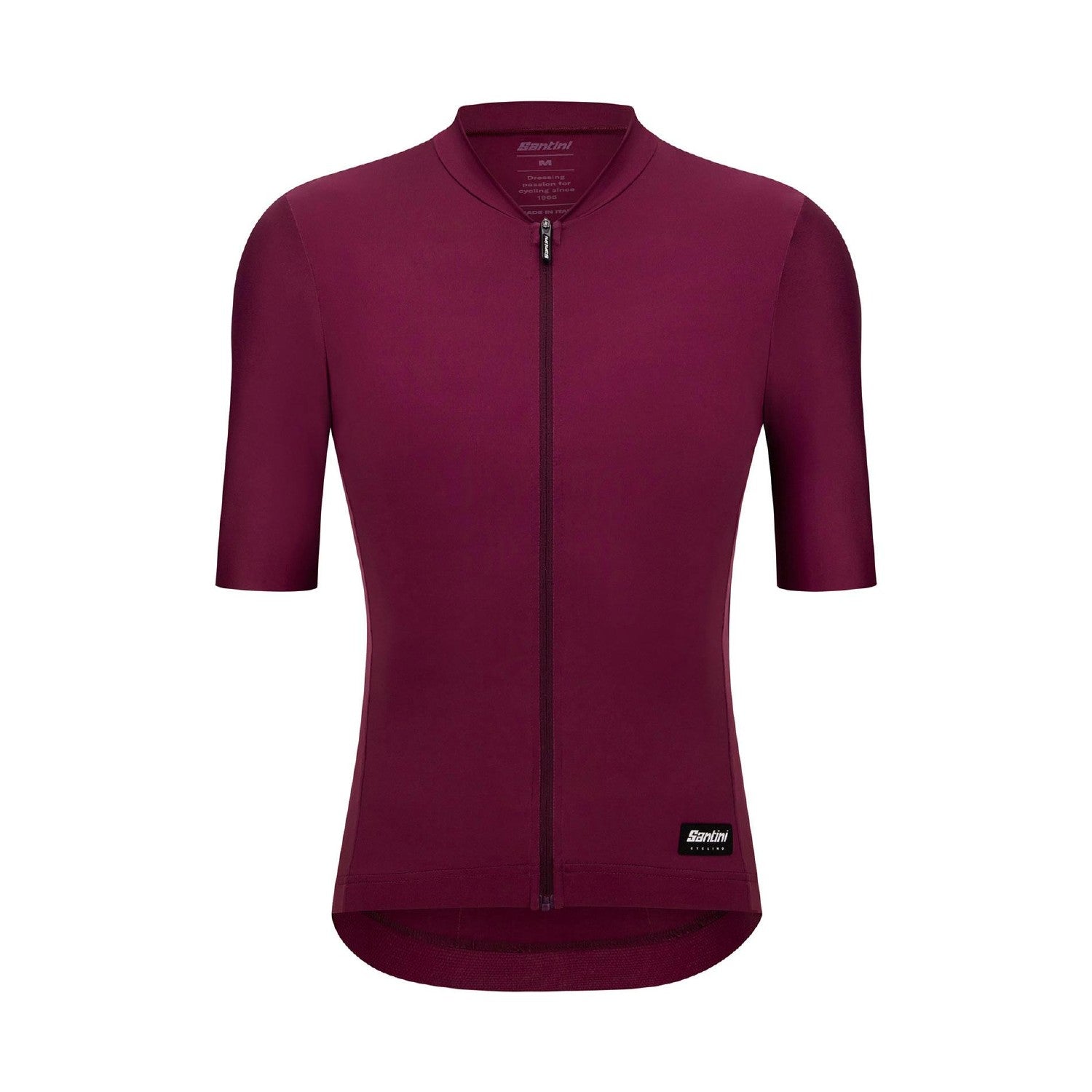 Santini SMS RTR Short Sleeve Unisex Jersey - Burgundy