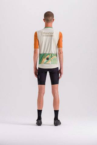 Santini Terranova Sandstorm Men's Short Sleeve Jersey - Rust