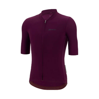 Santini Sensation Short Sleeve Summer Jersey - Burgundy