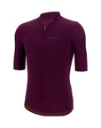 Santini Sensation Short Sleeve Summer Jersey - Burgundy