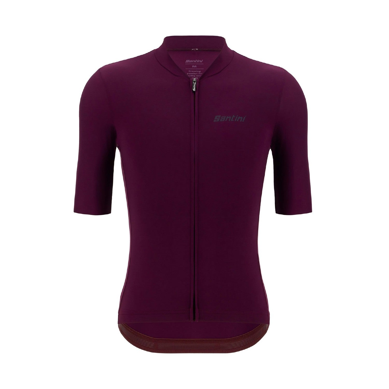 Santini Sensation Short Sleeve Summer Jersey - Burgundy