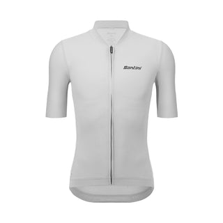 Santini SMS Sensation Short Sleeve Summer Jersey Silver (Air Force Blue)