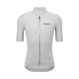 Santini Sensation Short Sleeve Summer Jersey - Silver