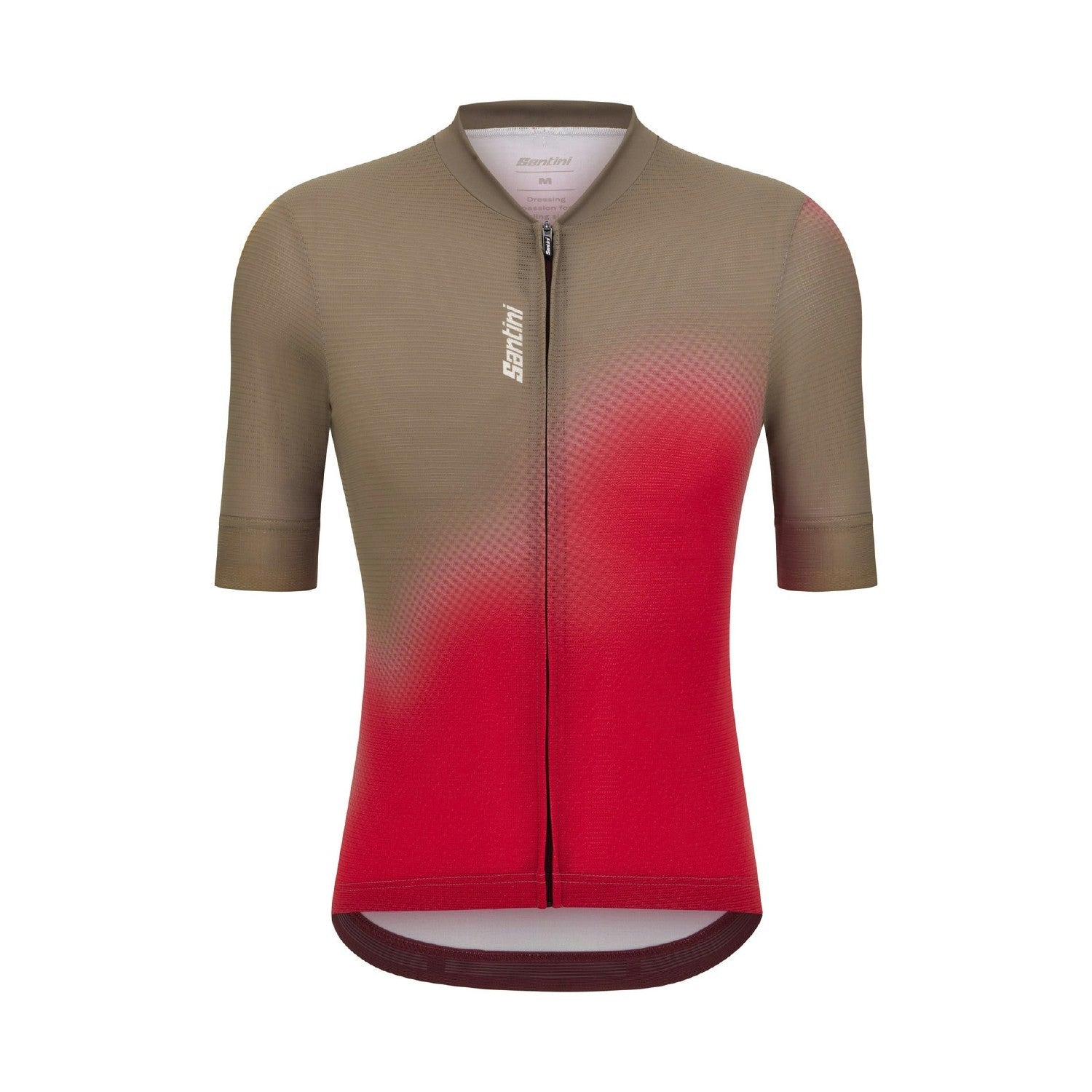 Santini Spot Short Sleeve Men's Jersey Slim Fit - Raspberry