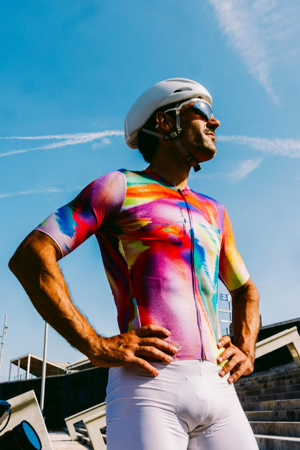 Santini Unico Unisex Short Sleeve Jersey Slim Fit - Mixed Colours