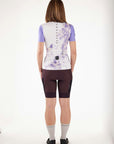 Santini Marble Terranova Women's Shorts Sleeve Jersey - Lilac