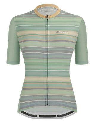 Santini Terranova Women's Gravel Short Sleeve Jersey - Water