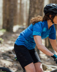 Santini Fibra Women's Gravel/MTB Jersey - Turquoise