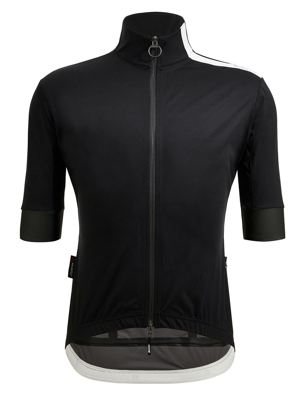 Santini Adapt Shell Men's Short Sleeve Jacket - Black
