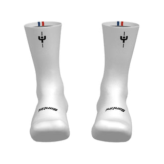 Santini TDF Hautacam Stage Socks - White