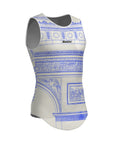 Santini TDF Arc De Triomphe Stage Baselayer - White/Blue