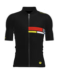 Santini TDF Alpe D'Huez Stage Short Sleeve Jersey - Black