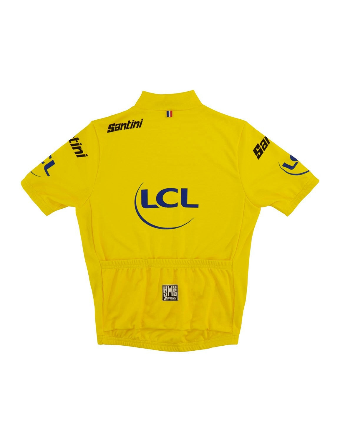 Santini Tour De France Kids Short Sleeve Leaders Jersey - Yellow