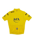 Santini Tour De France Kids Short Sleeve Leaders Jersey - Yellow