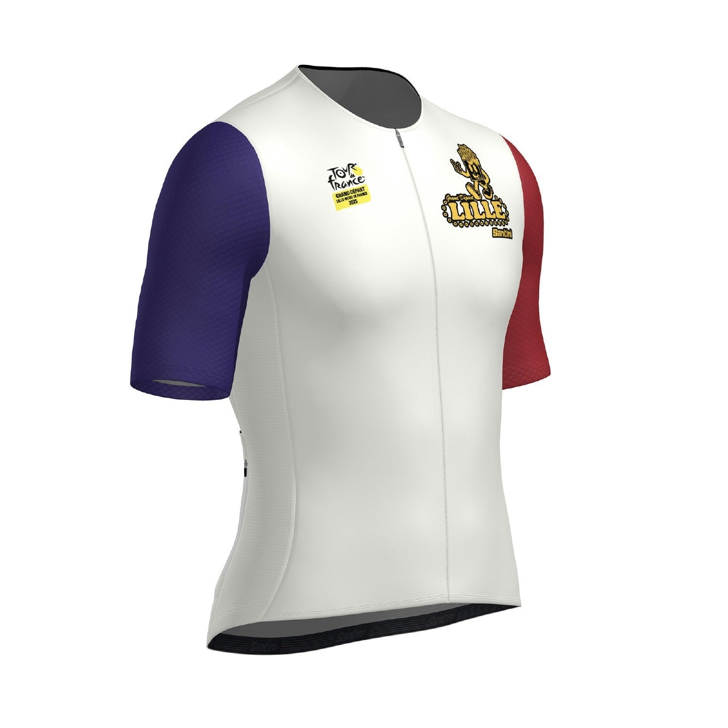 Santini TDF Grand Depart Lille Stage Short Sleeve - Print