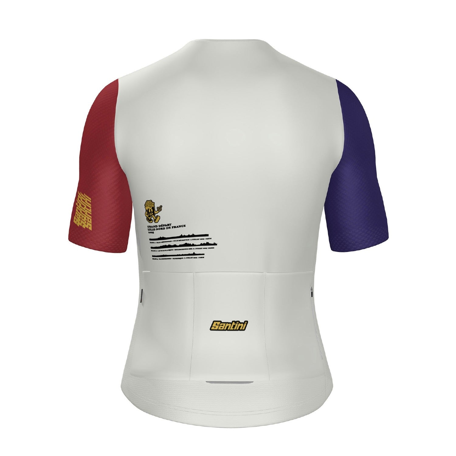 Santini TDF Grand Depart Lille Stage Short Sleeve - Print