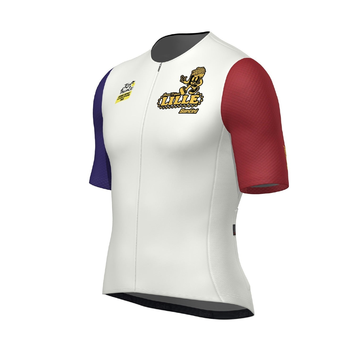 Santini TDF Grand Depart Lille Stage Short Sleeve - Print