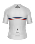 Santini TDF Hautacam Stage Short Sleeve Jersey - White