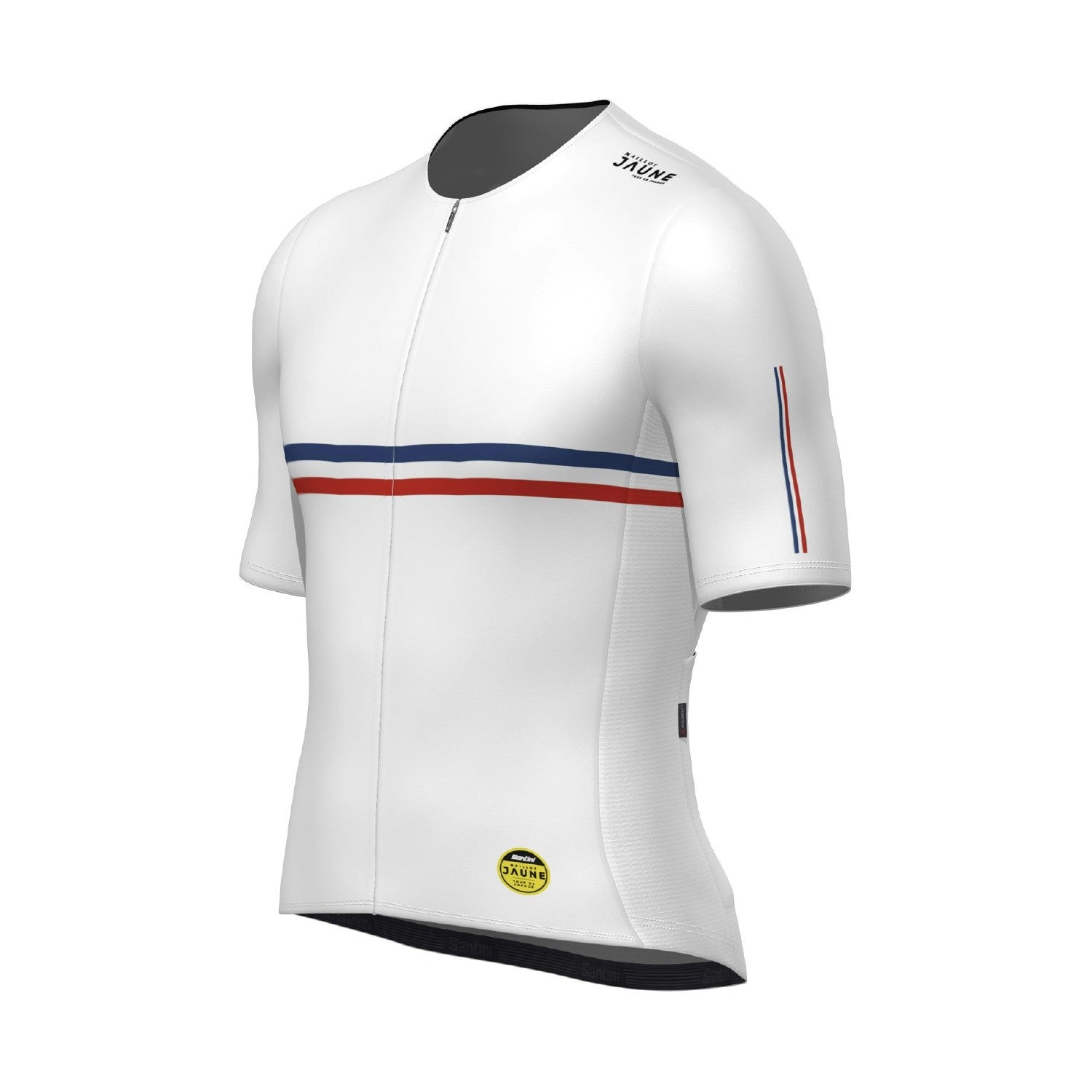 Santini TDF Hautacam Stage Short Sleeve Jersey - White