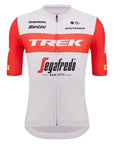 Santini Trek Segafredo Men's Team Replica Short Sleeve Jersey - White/Red