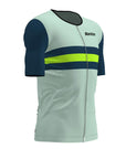Santini Cupio Short Sleeve Triathlon Top - Fluro/Green