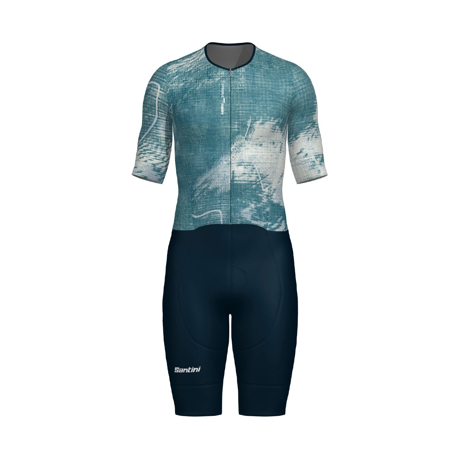 Santini SMS Leaf MOT Men’s Trisuit - Teal