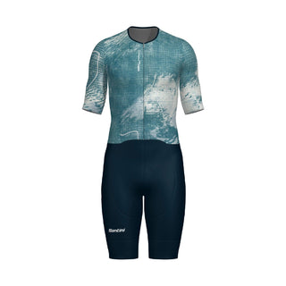 Santini SMS Leaf MOT Men’s Trisuit - Teal