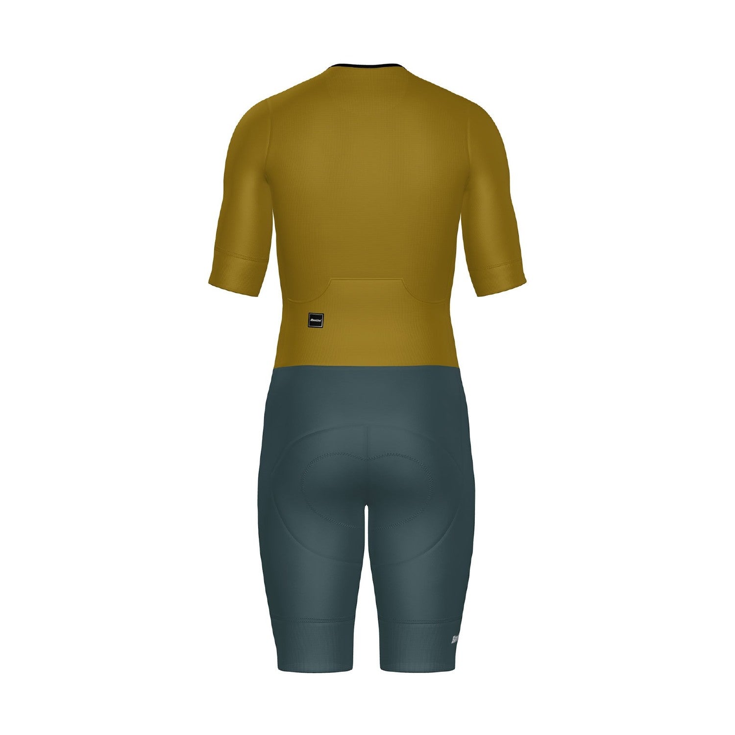 Santini SMS Leaf 26 Men’s Short Sleeve Trisuit - Ochre