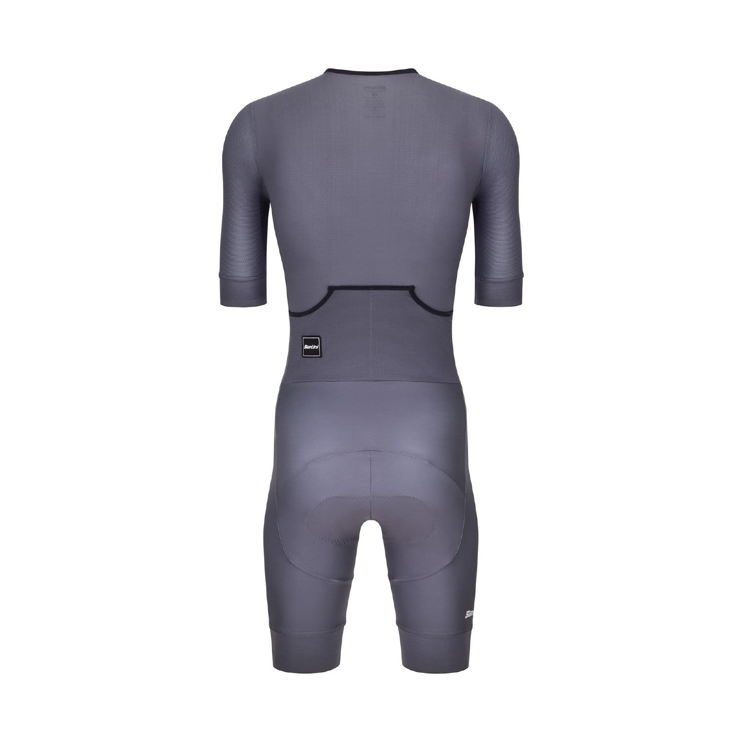 Santini SMS Leaf 26 Men’s Short Sleeve Trisuit - Grey