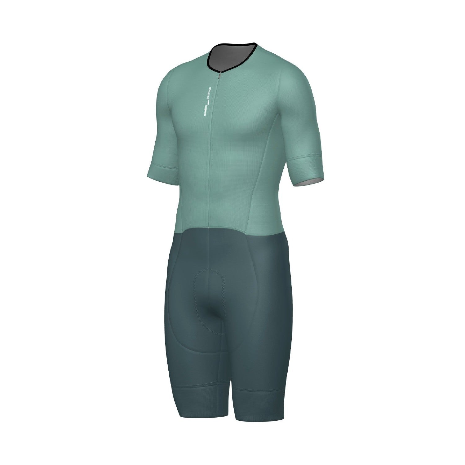 Santini SMS Leaf 26 Women’s Short Sleeve Trisuit - Aqua