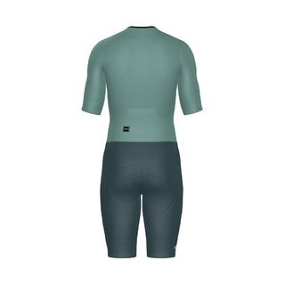 Santini SMS Leaf 26 Women’s Short Sleeve Trisuit - Aqua