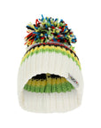 Santini SMS UCI World Champion Big Bobble Beanie - White