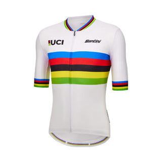 Santini SMS UCI World Champion Short Sleeve Jersey - World Champion