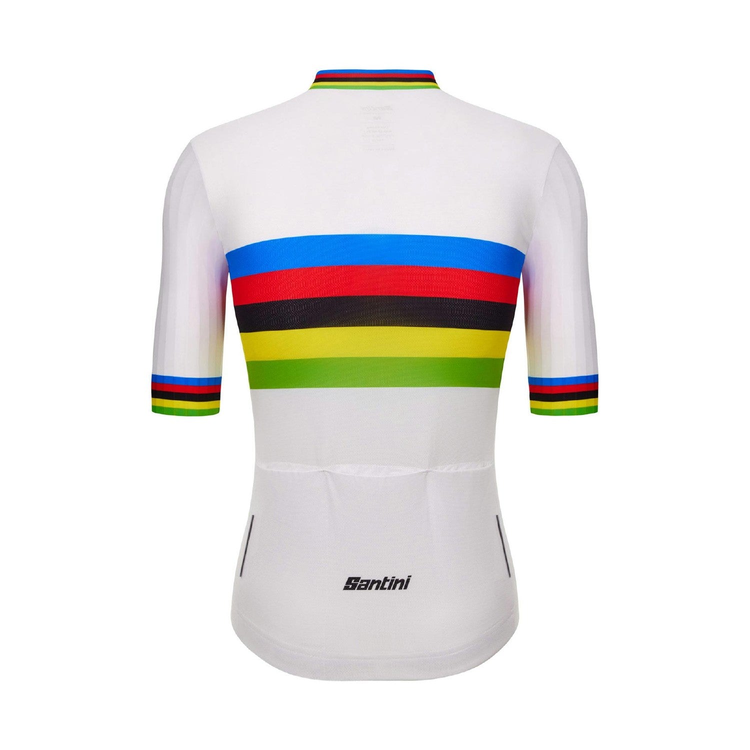 Santini SMS UCI World Champion Short Sleeve Jersey - World Champion