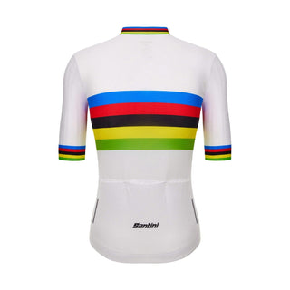 Santini SMS UCI World Champion Short Sleeve Jersey - World Champion