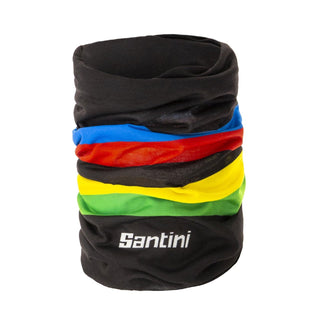 Santini SMS UCI World Champion Neck Warmer - Black