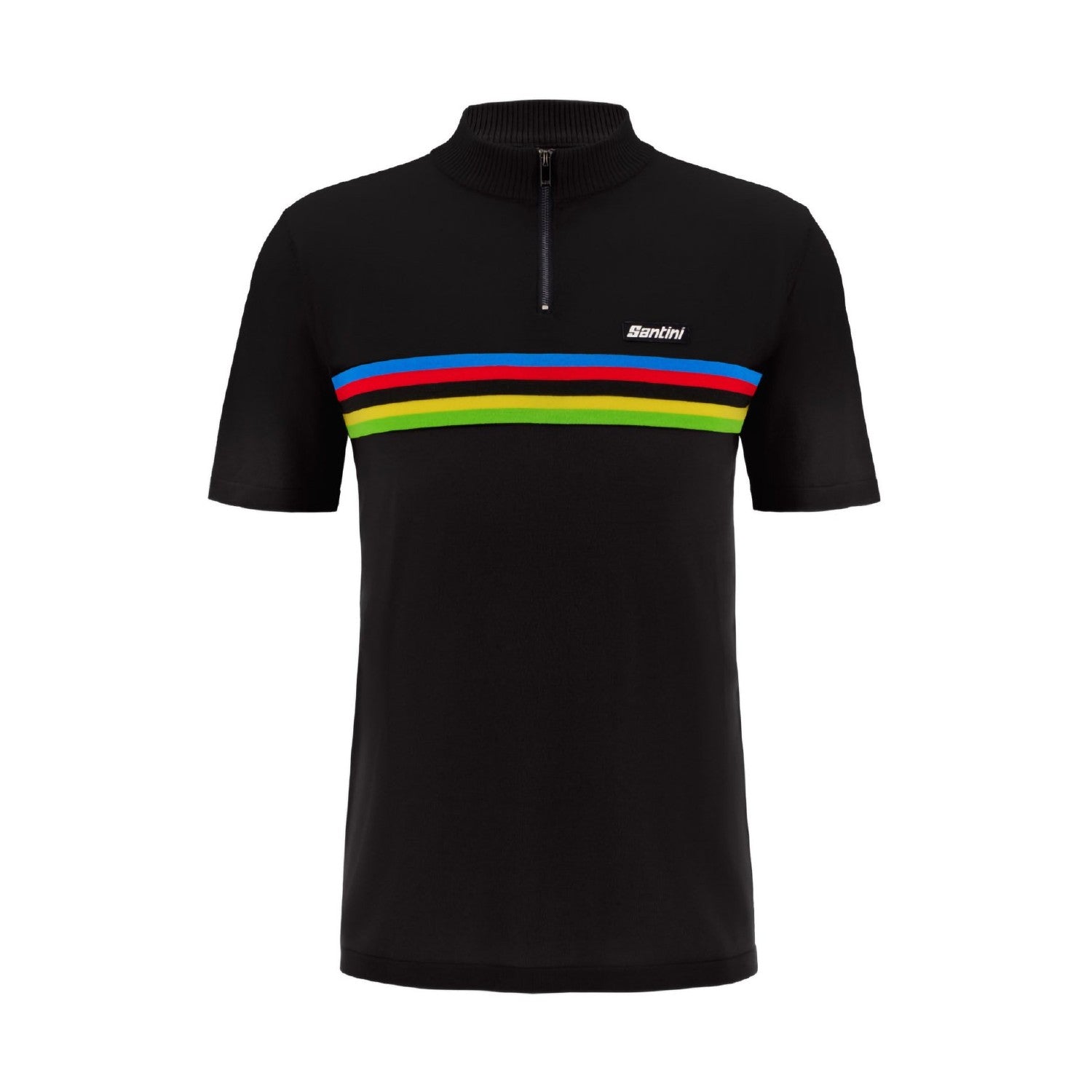 Santini SMS UCI World Champion Polo Shirt - Black